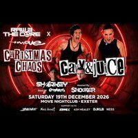 Flyer for R2TC x Move - Cally & Juice - Sharkey - Shocker - 19.12.26