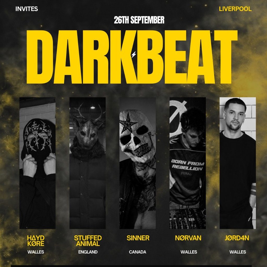 Flyer for Darkbeat Invites