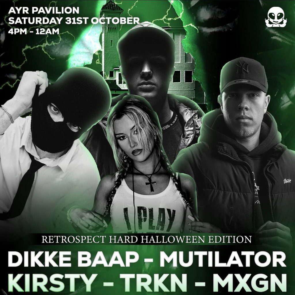 Flyer for RETROSPECT Presents: Halloween Edition @ THE PIV