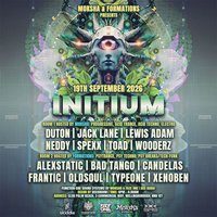 Flyer for Moksha & Formations Presents: Initium