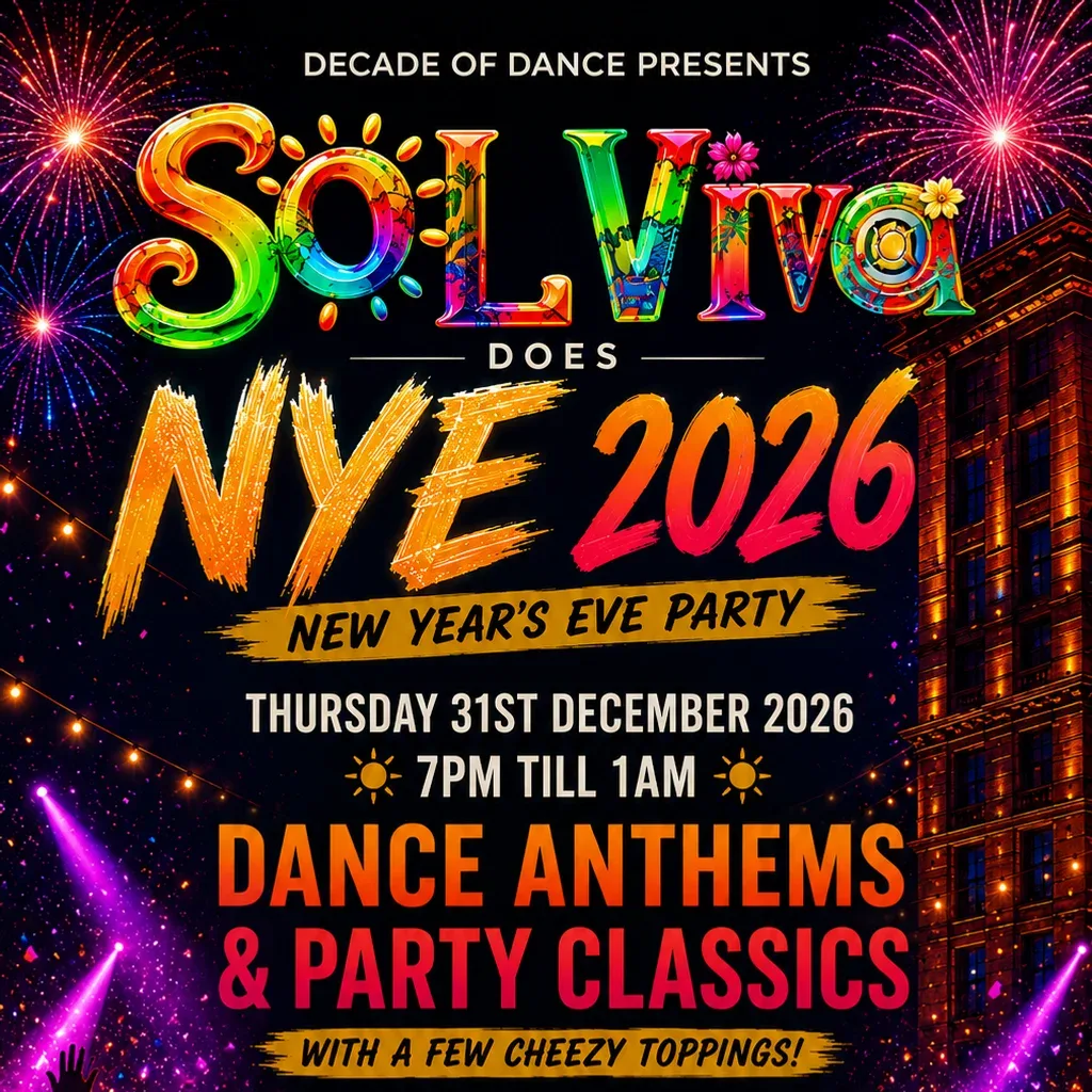 Flyer for Sol Viva does New Year's Eve 26