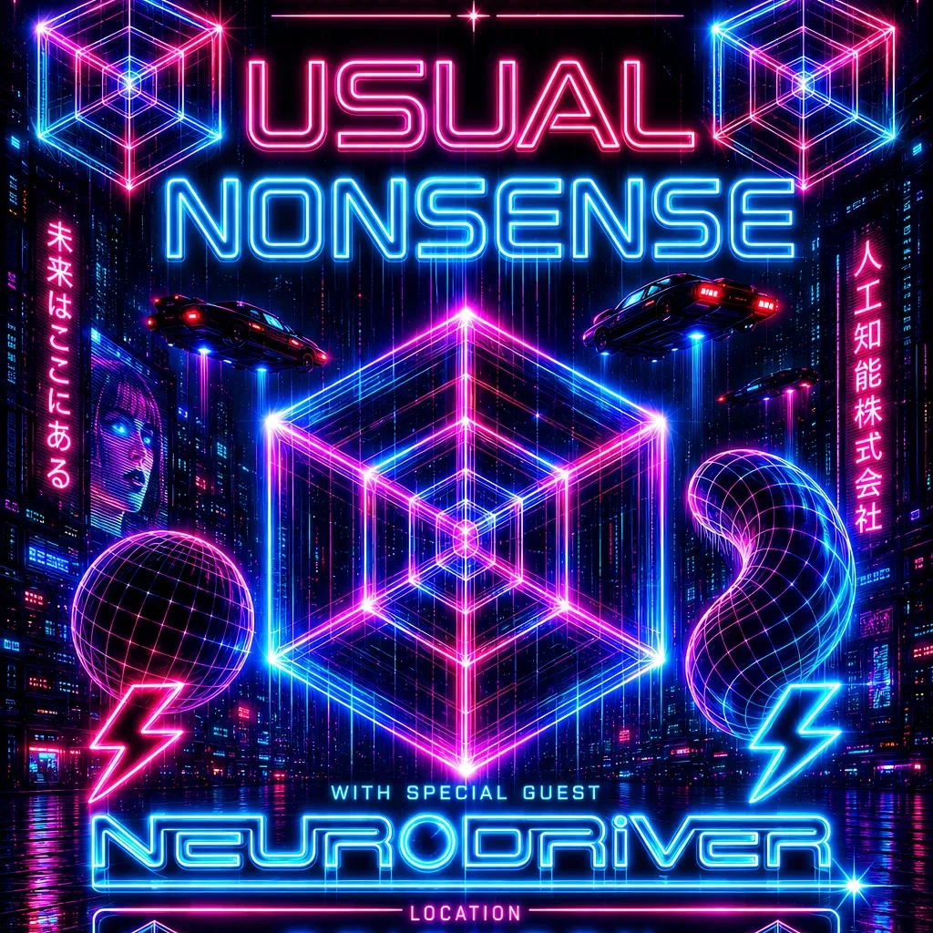 Flyer for Usual Nonsense