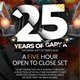 Flyer for 25 Years Of Gary K