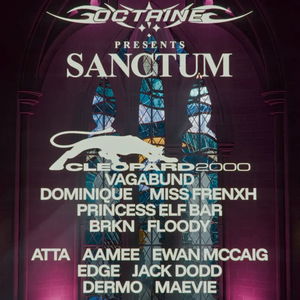 Flyer for OCTAINE Presents: SANCTUM