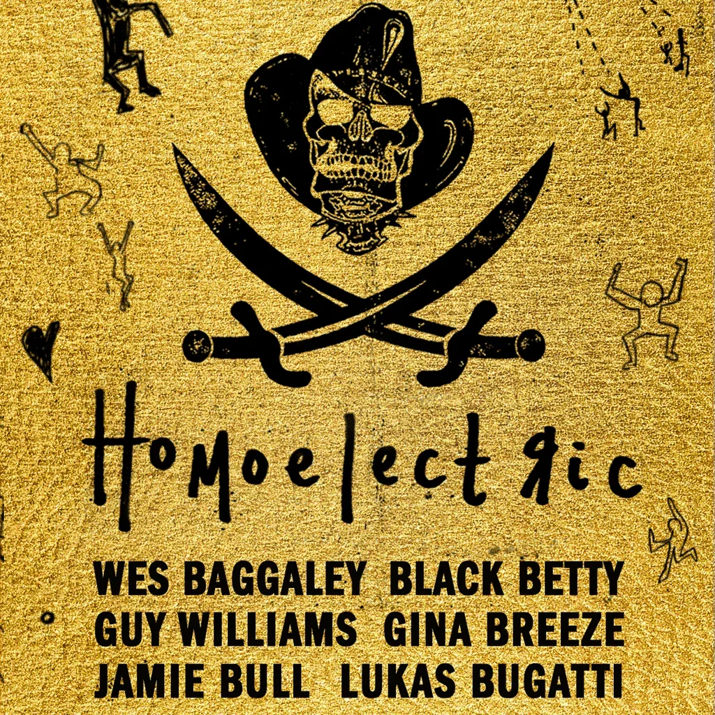 Flyer for Homoelectric at Hidden, August Bank Holiday weekend