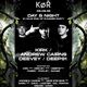 Flyer for KØR Rooftop & Night Cardiff w/ KIRK / ANDREW CAIRNS / DEEVEY