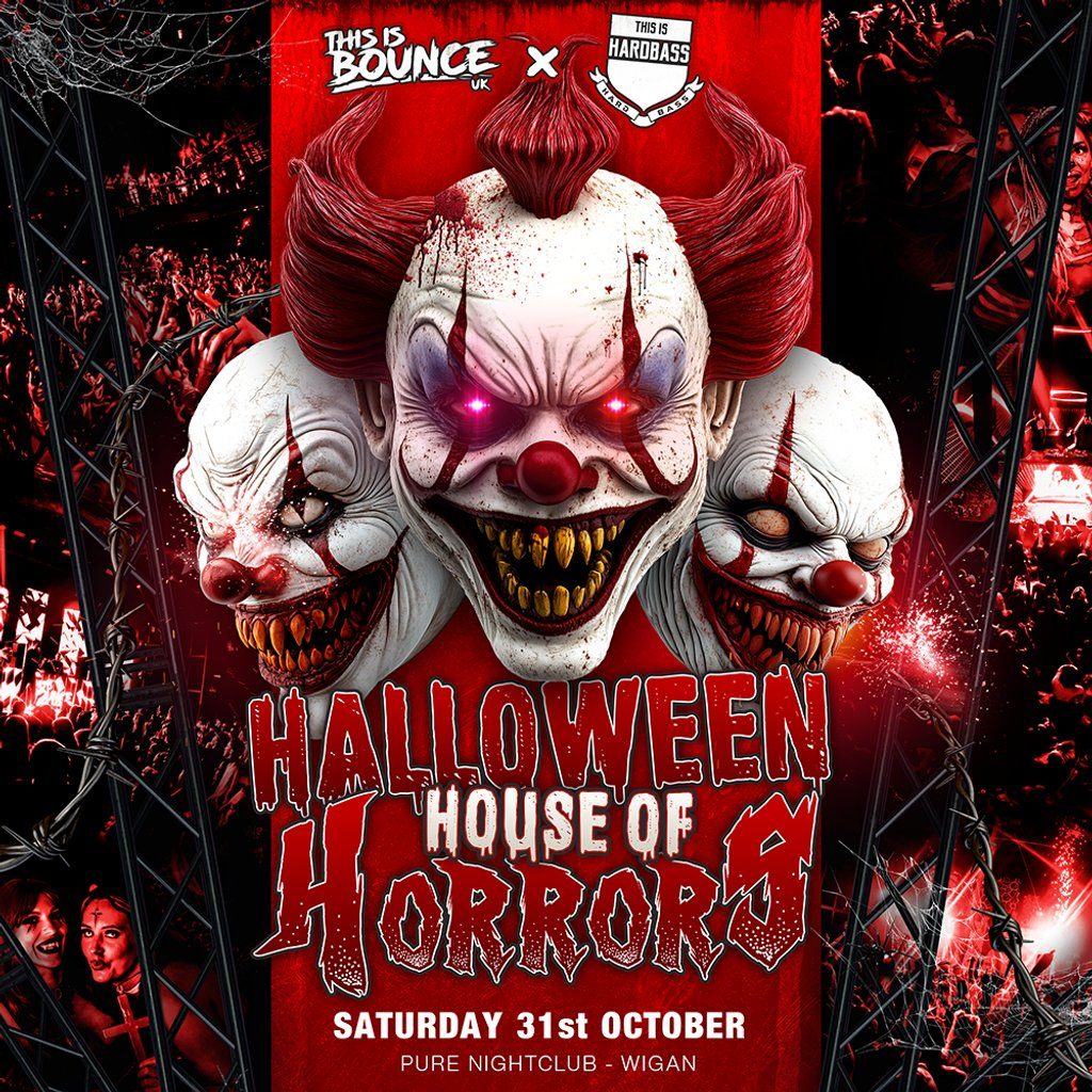 Flyer for This Is Bounce UK Halloween House Of Horrors - Fancy Dress Rave