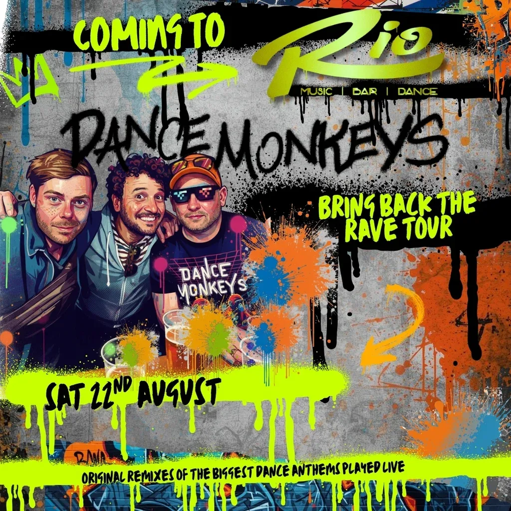 Flyer for Dance Monkeys