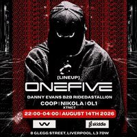 Flyer for CØNTAMINATED Presents: ONEFIVE