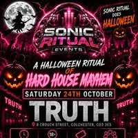 Flyer for Sonic Ritual Events Halloween Ritual