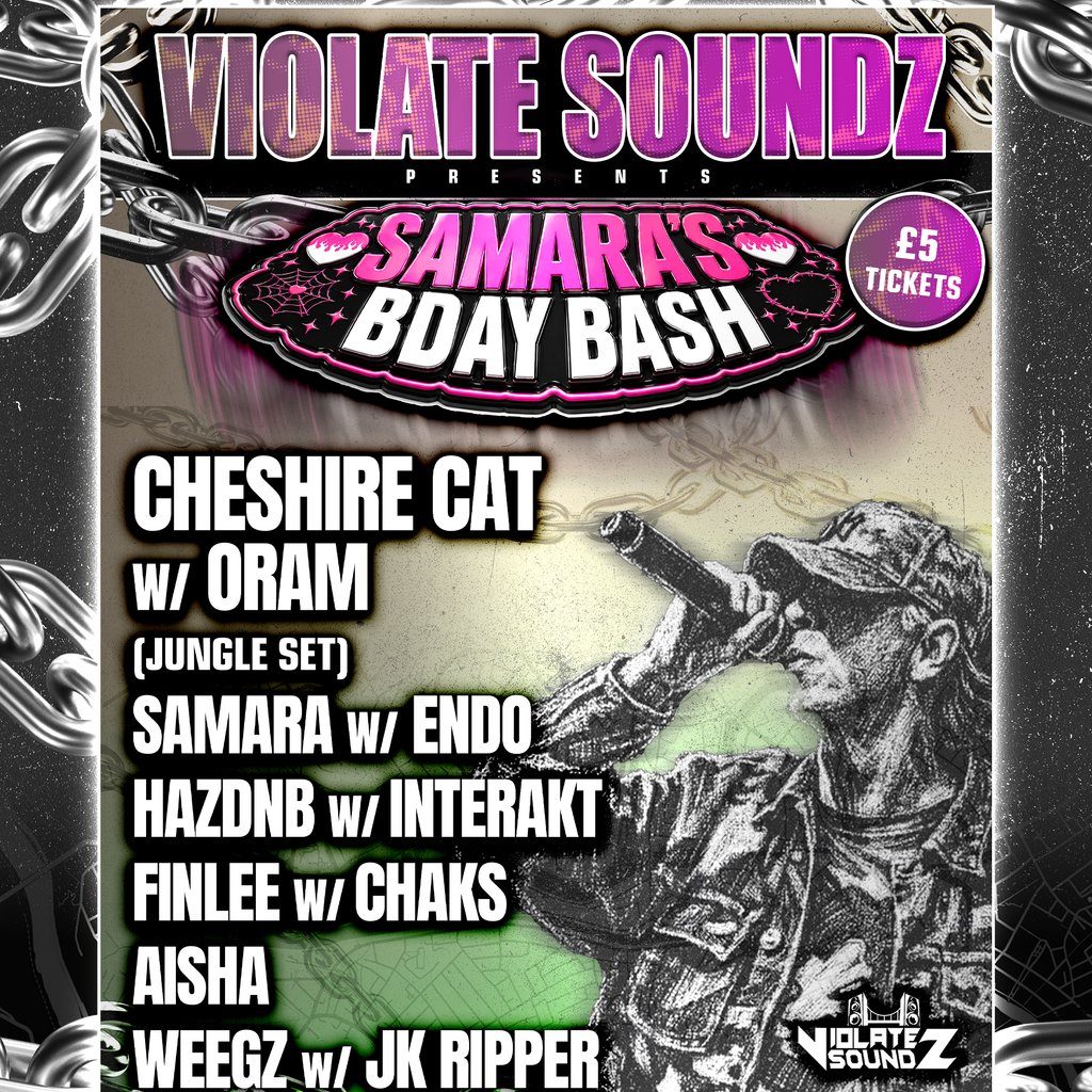 Flyer for Violate soundz Presents: Samara's Birthday Bash