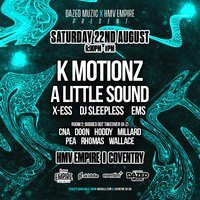 Flyer for Dazed x hmv Empire: K MOTIONZ + A LITTLE SOUND
