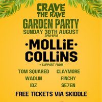 Flyer for Crave The Rave: Garden Party @ Bodega 51, Rochester.