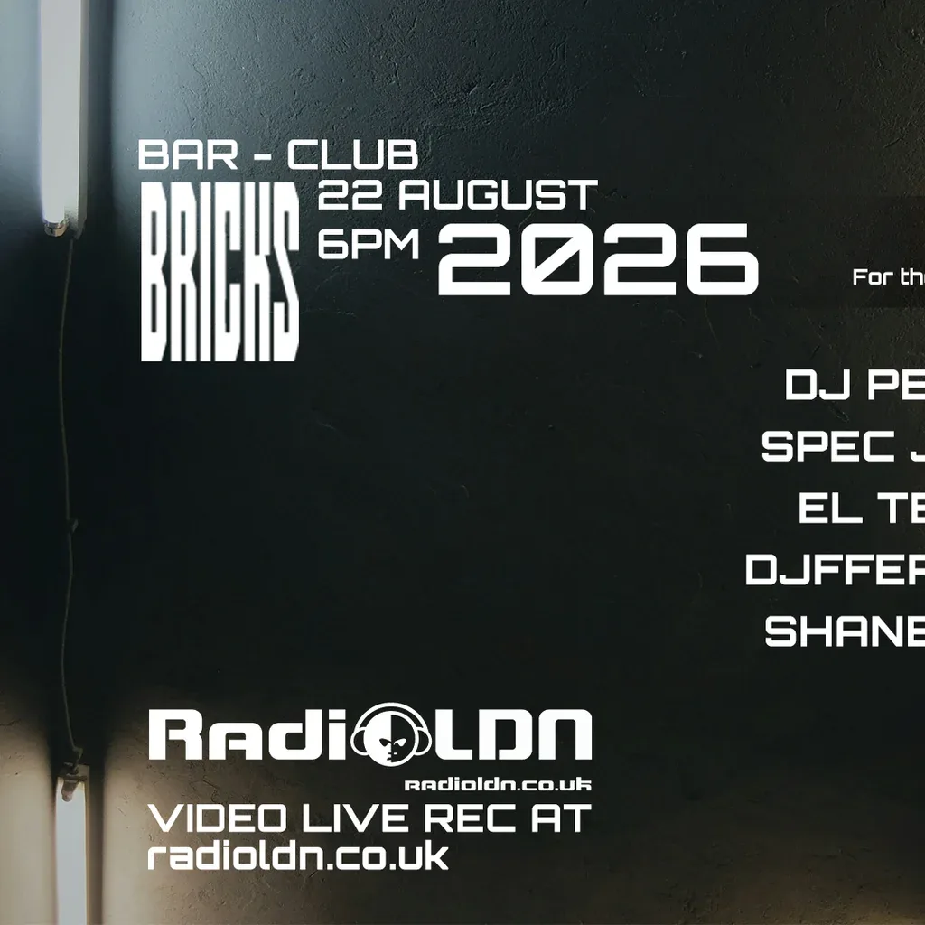 Flyer for RadioLDN - Techno Control