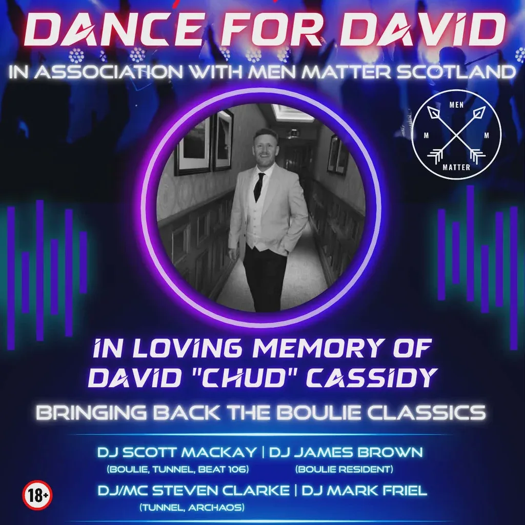 Flyer for Dance for David - Boulie Classics @ Tempo Clydebank