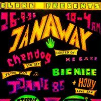 Flyer for BLORG presents : JANAWAY