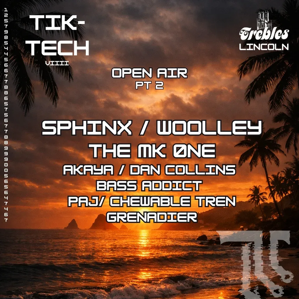 Flyer for Tik-Tech VIIII