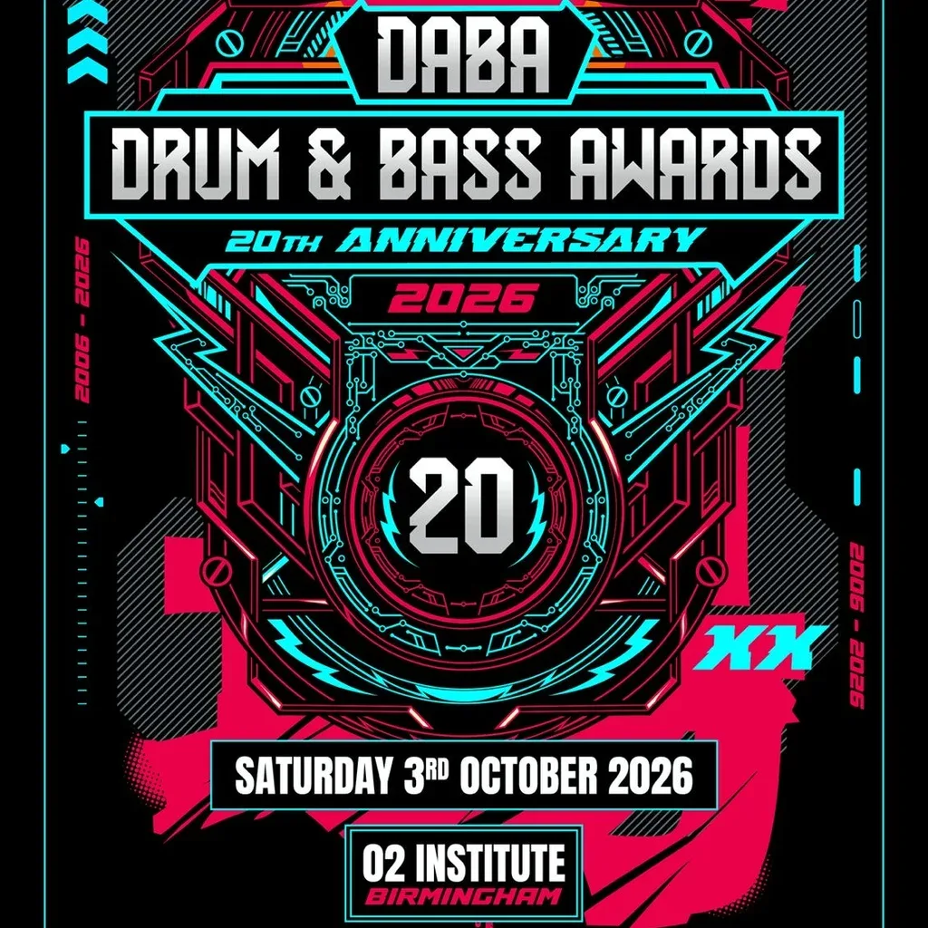 Flyer for Drum & Bass Awards - 20th Anniversary
