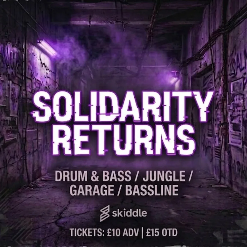 Flyer for NES Presents: Solidarity Returns