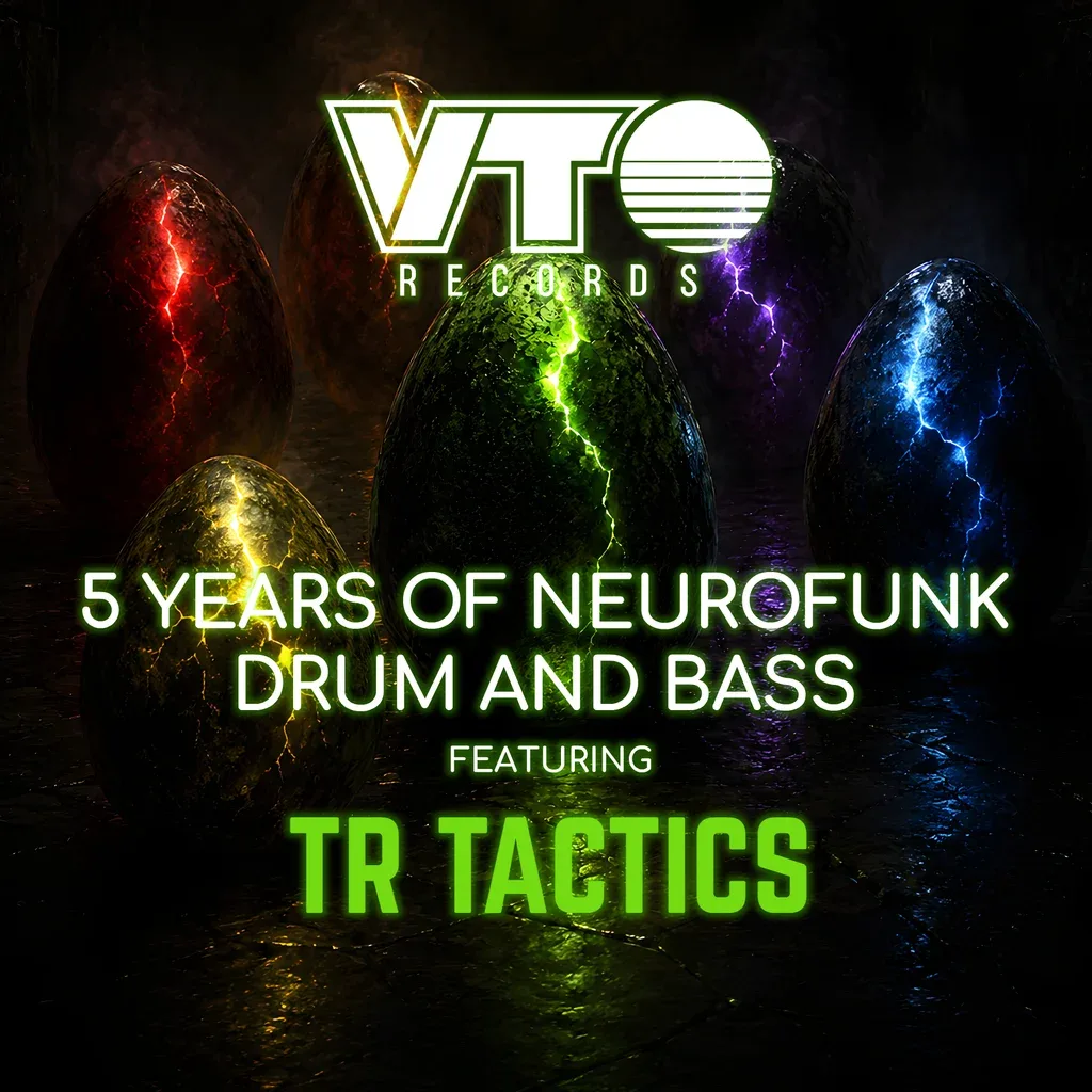 Flyer for VTO Records- 5 Years Album Launch (F/ TR Tactics)