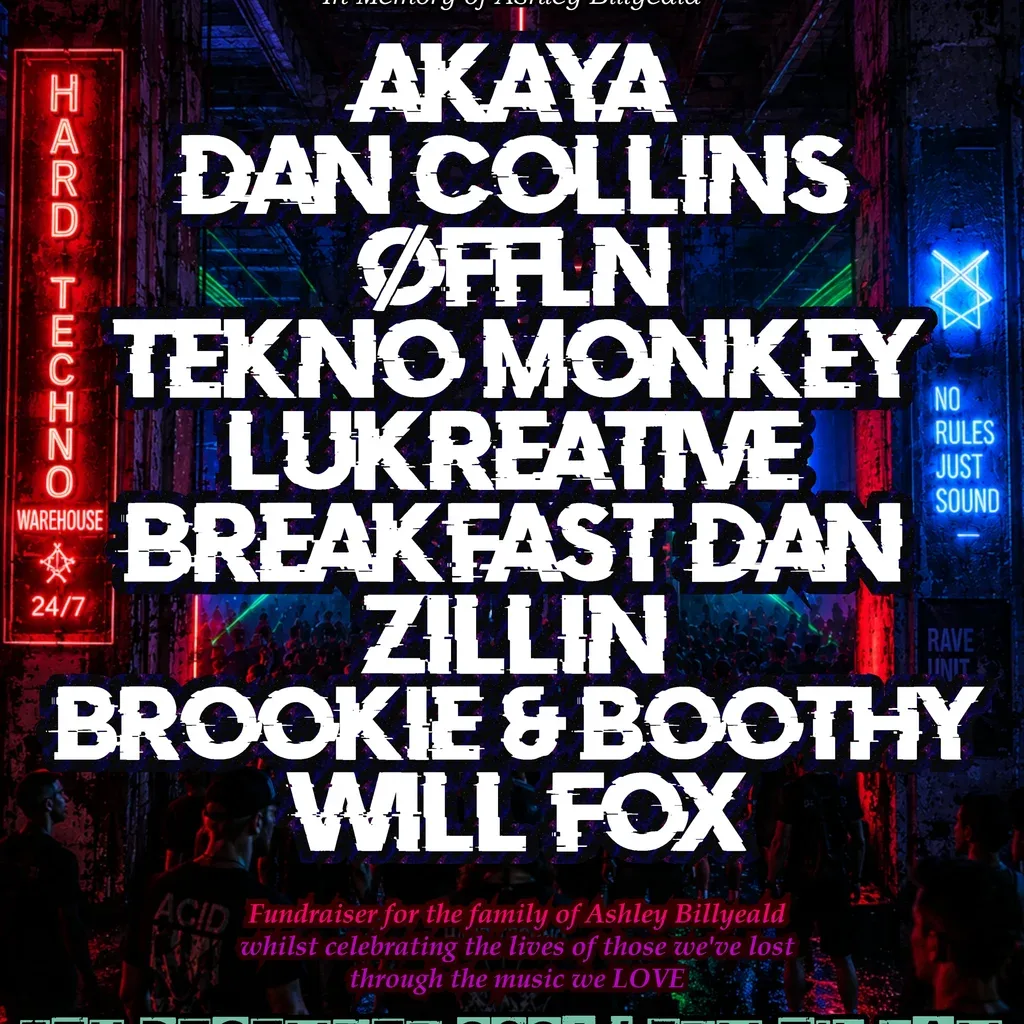 Flyer for Tekno Junkiez