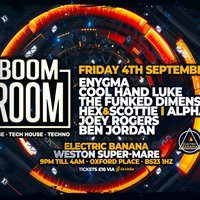 Flyer for Boom Room