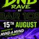 Flyer for Mynd a Mynd RAVE