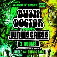 Flyer for Bush Doctor Meets Jungle Cakes