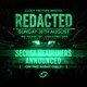 Flyer for Clock Factory: REDACTED (Bank Holiday) - DNB FREE Rave