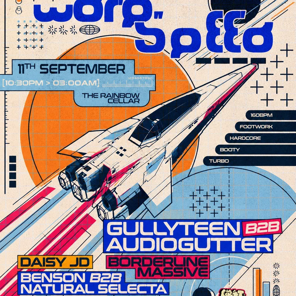Flyer for Fast Trax: Warp Speed