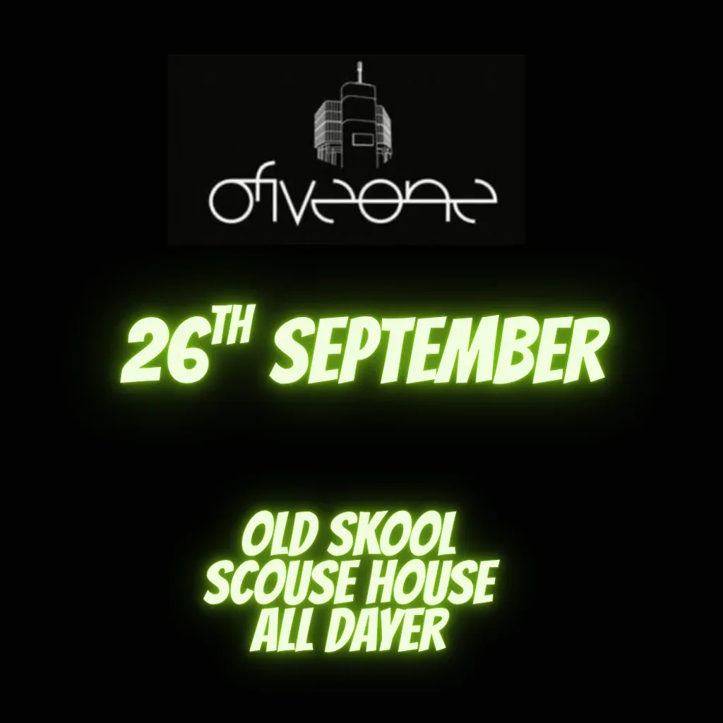 Flyer for 051 Old Skool Scouse House All Dayer