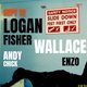 Flyer for Our friends electric. Logan fisher and Wallace
