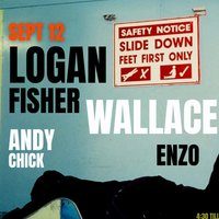 Flyer for Our friends electric. Logan fisher and Wallace