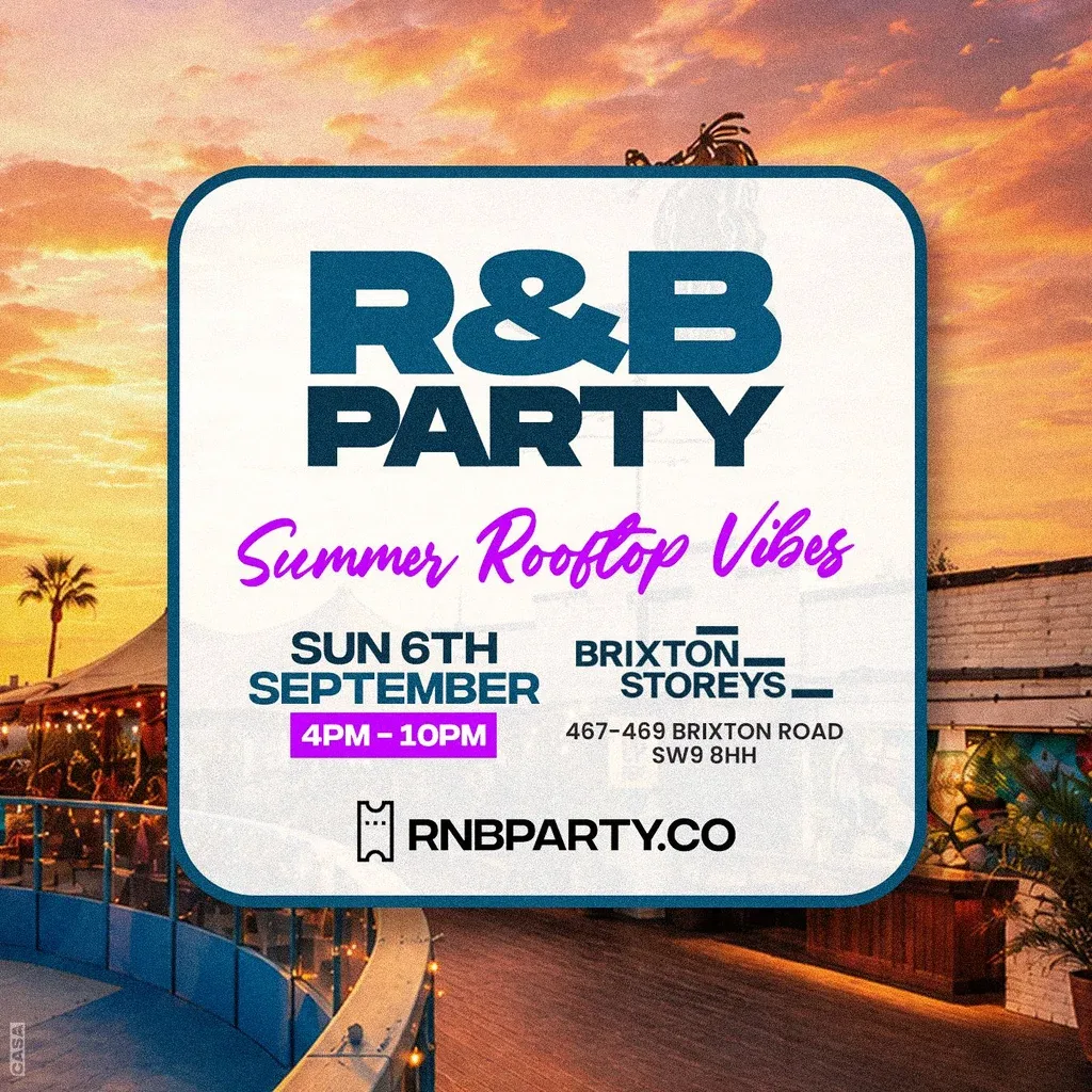 Flyer for R&B PARTY - Summer Rooftop Party