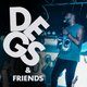 Flyer for Degs and Friends - Hazard, Evil b, JFB, Degs, Oko
