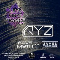 Flyer for Lets Vinyl Trance with Ryz
