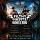 Flyer for LET THERE BE BASS X PARTY ARD Present: Filthy Habits