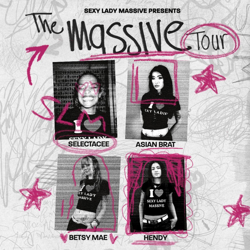 Flyer for Sexy Lady Massive: The Massive Tour at Level 33