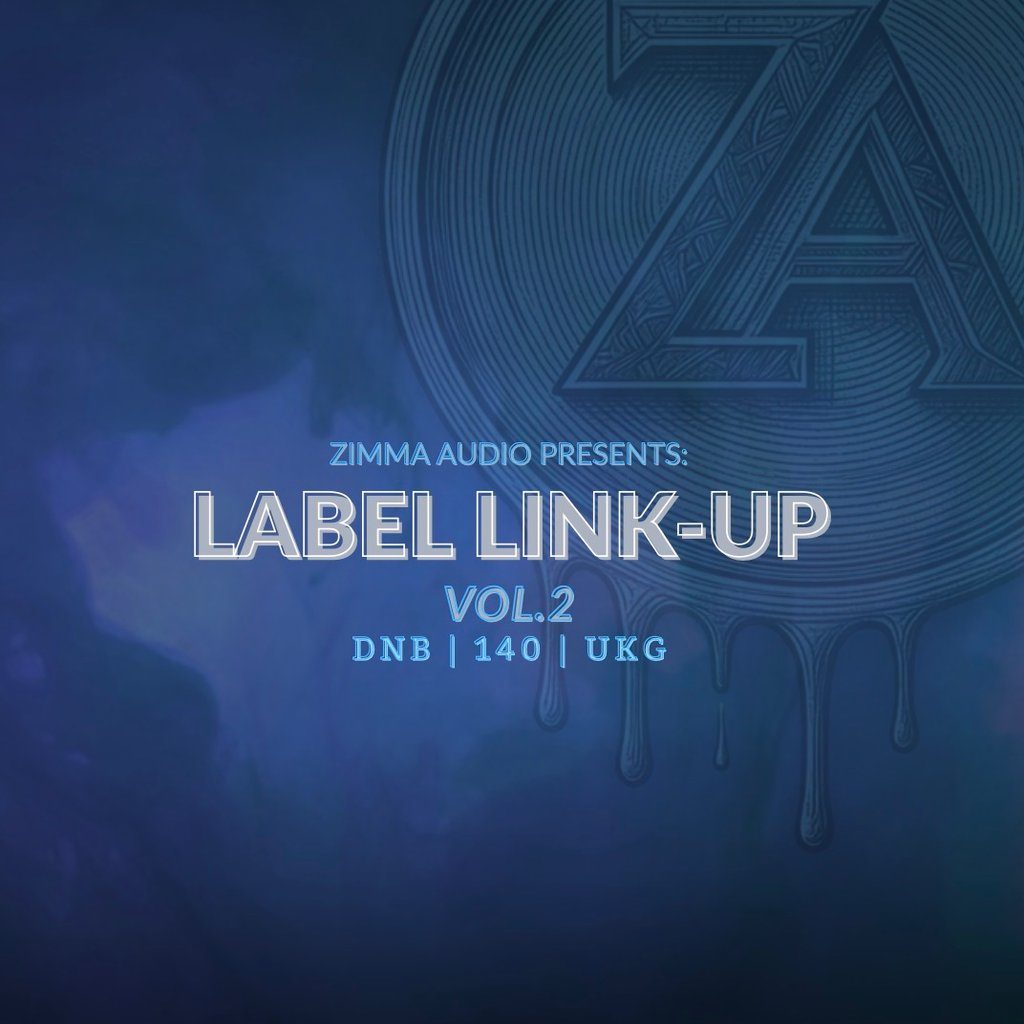 Flyer for Zimma audio presents: label linkup vol.2