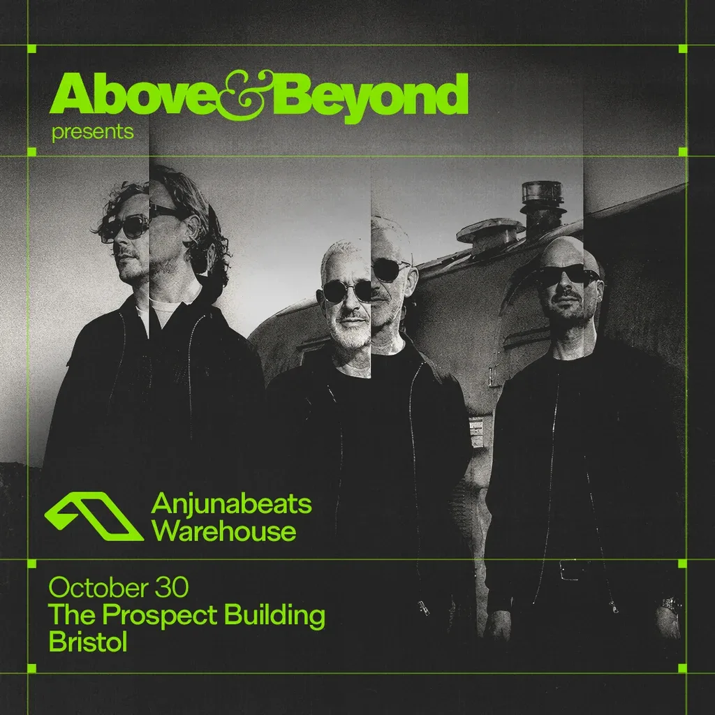 Flyer for Above & Beyond presents Anjunabeats Warehouse