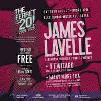 Flyer for TFI20 Electronic All Dayer // James Lavelle + loads more all day