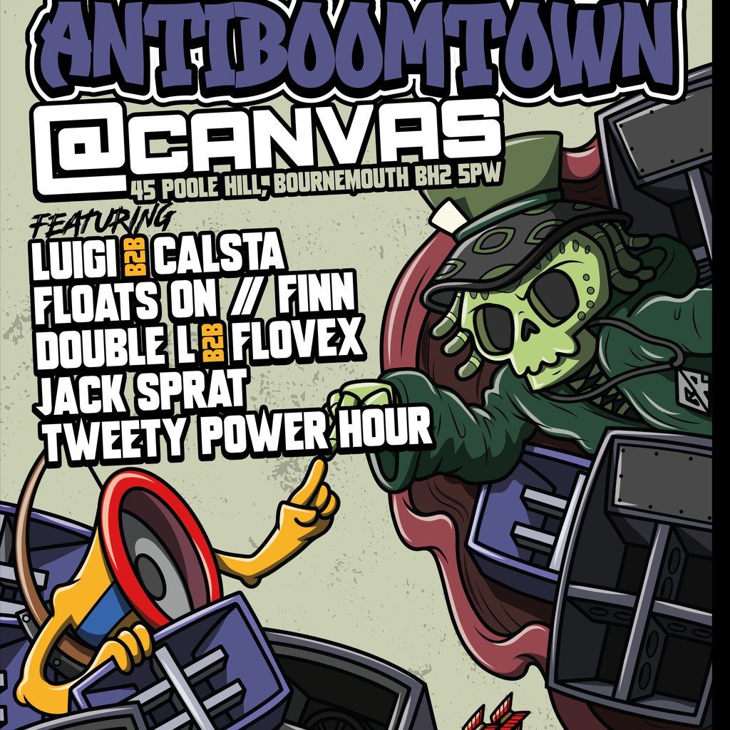 Flyer for AntiBoomTown