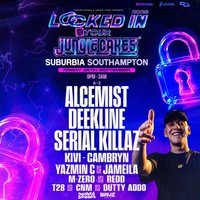 Flyer for LOCKED IN: Alcemist,Deekline&Serial Killaz [JUNGLE CAKES]