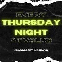Flyer for Sabotage Thursdays