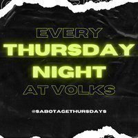 Flyer for Sabotage Thursdays