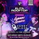 Flyer for Leanne Louise Danny Blaze DJ Rhitz and DJ Tigie 29 August Elita