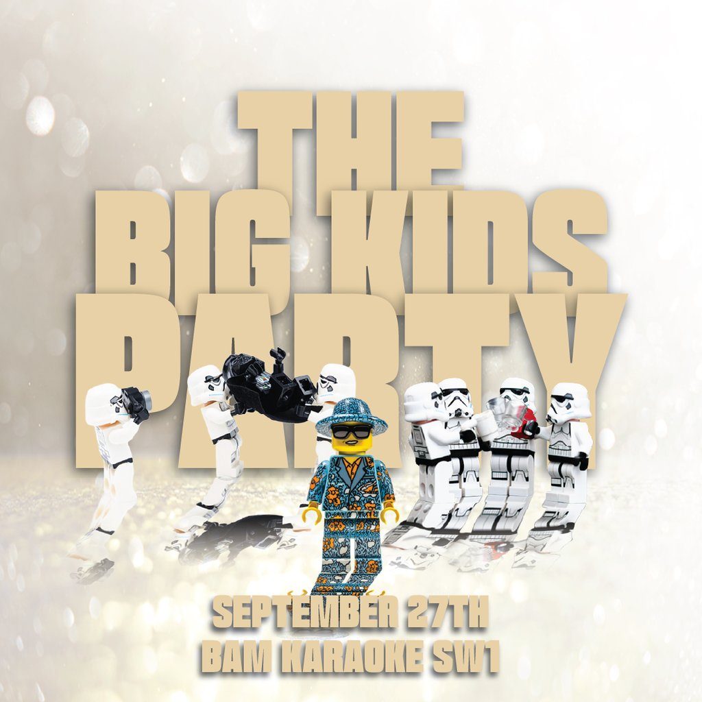 Flyer for The Big Kids Party
