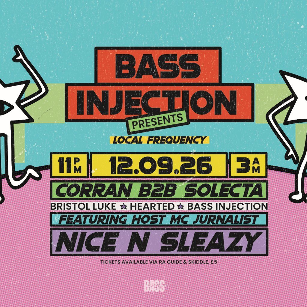 Flyer for Bass Injection: Presents Local Frequency [DRUM & BASS]