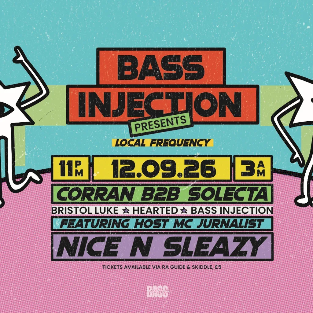 Flyer for Bass Injection: Presents Local Frequency [DRUM & BASS]