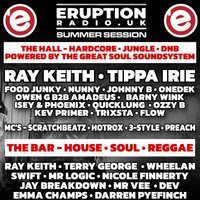 Flyer for Eruption Radio UK Summer Session